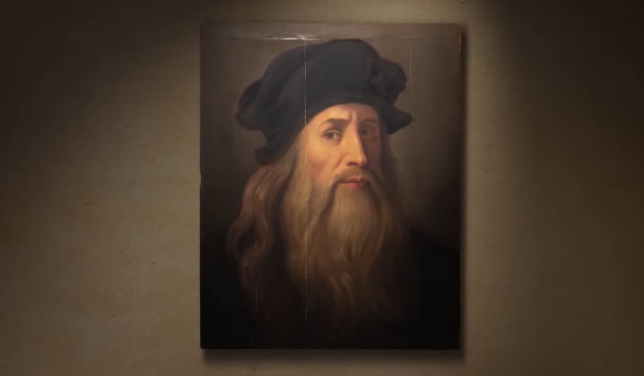 Leonardo Da Vinci. (Foto: Reproducción YouTube Canal History Brasil)